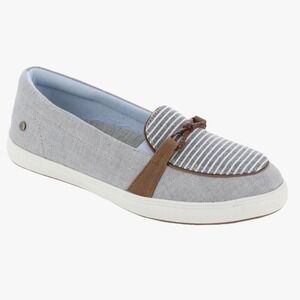 Wanderlust London Knot Womens Striped Slip On 12W